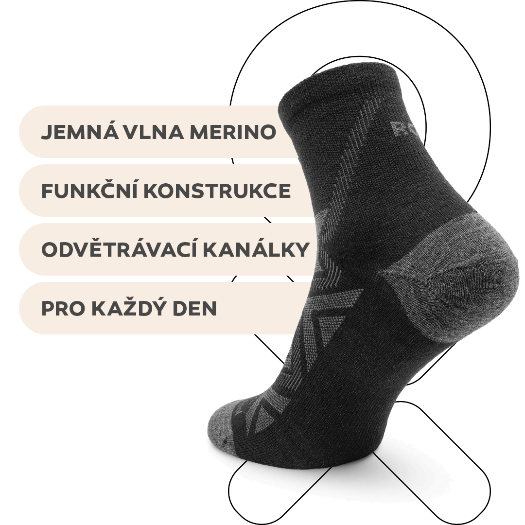 Extra pohodlné české ponožky