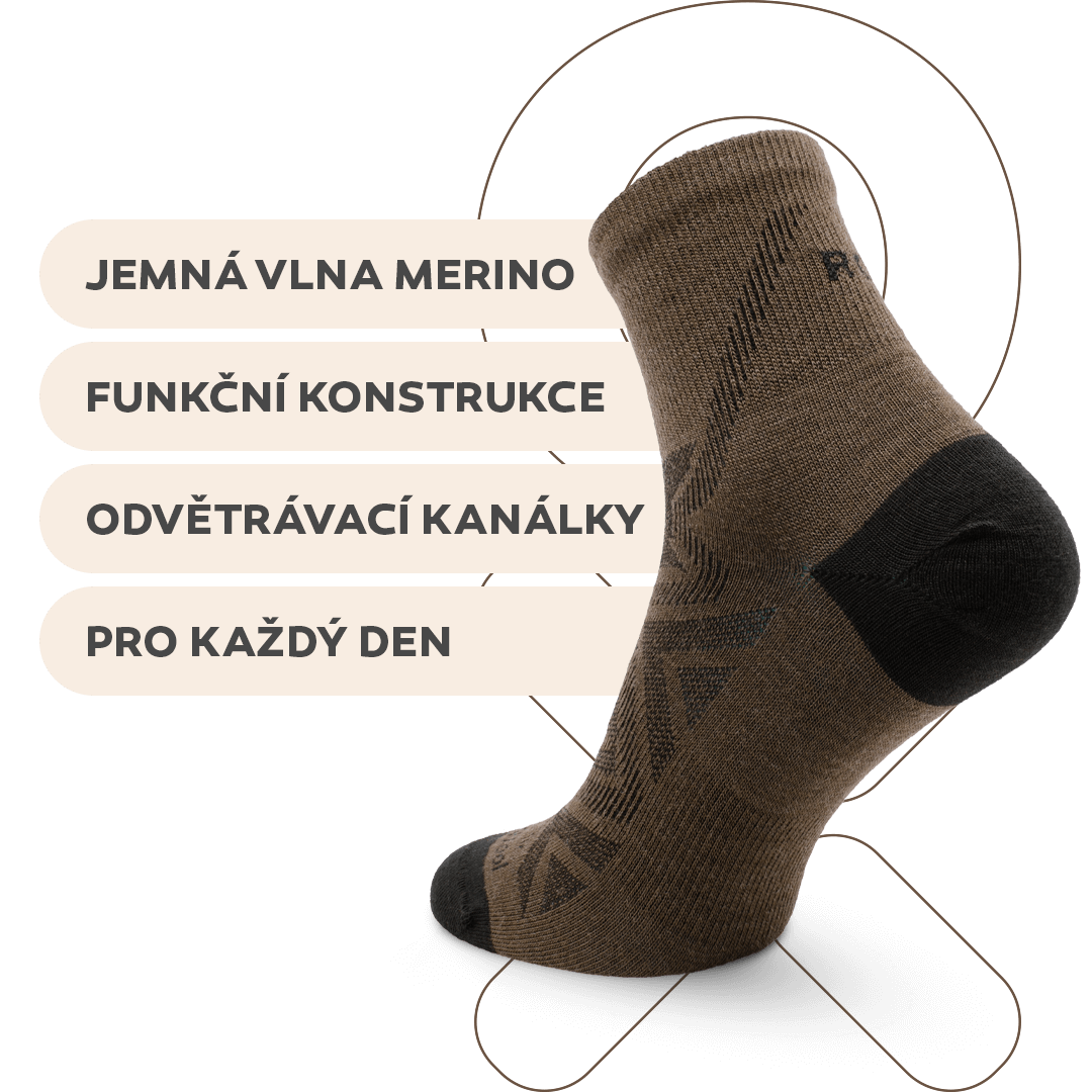 Extra pohodlné české ponožky