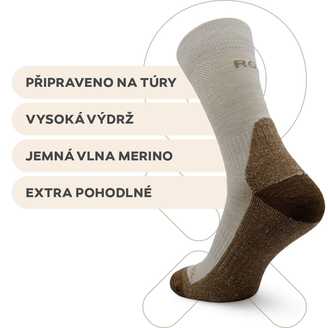 Extra pohodlné české ponožky