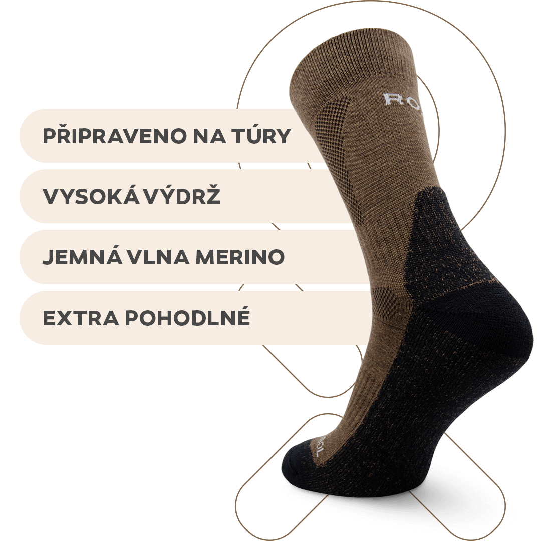 Extra pohodlné české ponožky
