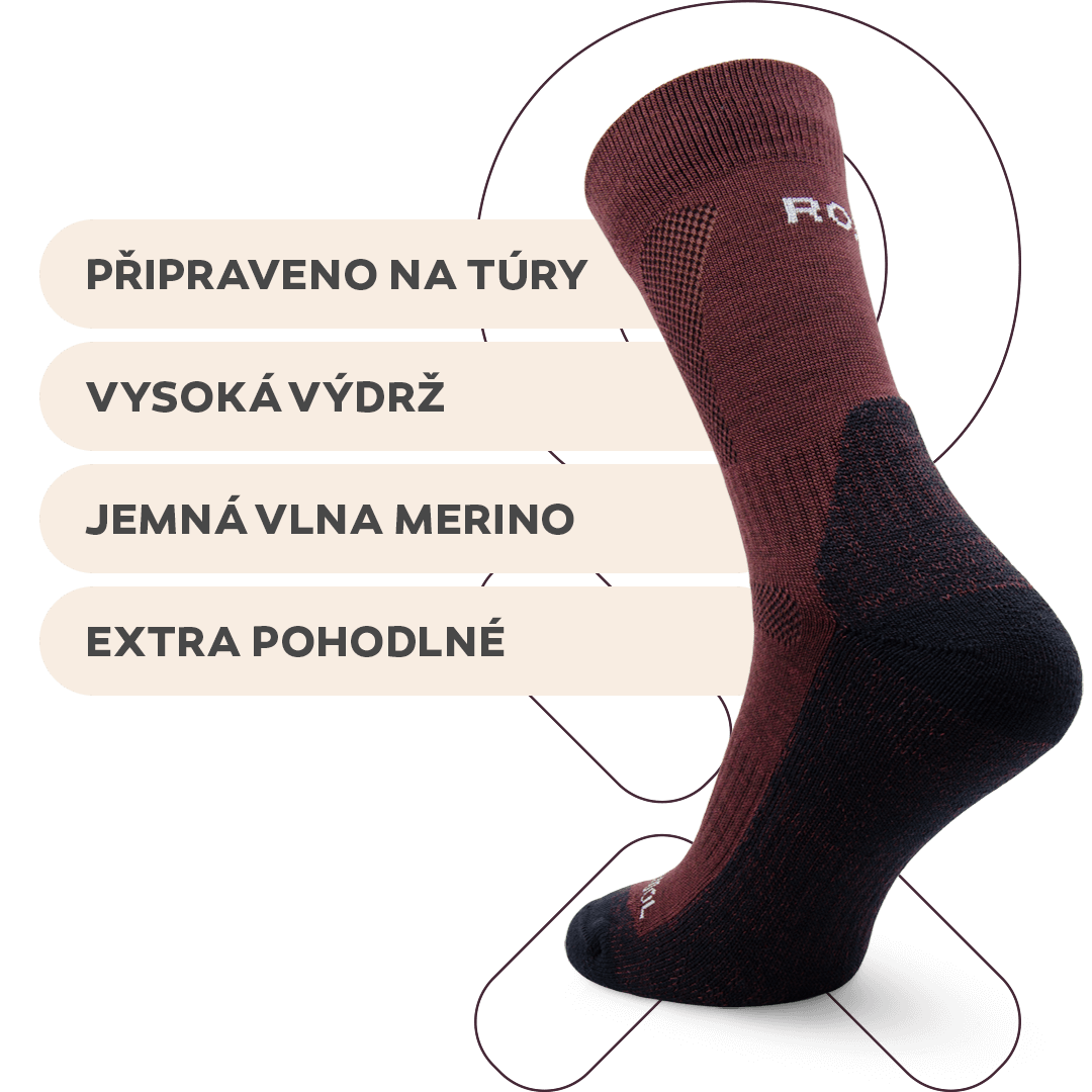Extra pohodlné české ponožky