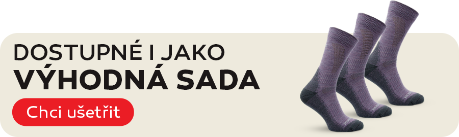 Trekové vlněné ponožky