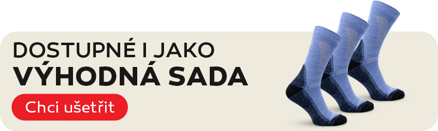 Trekové vlněné ponožky