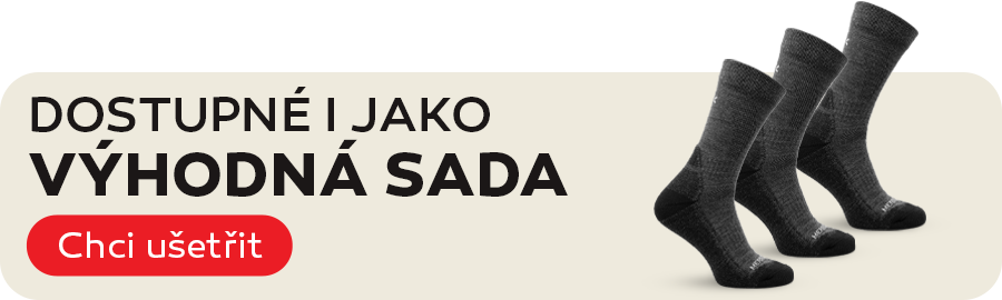 Trekové vlněné ponožky