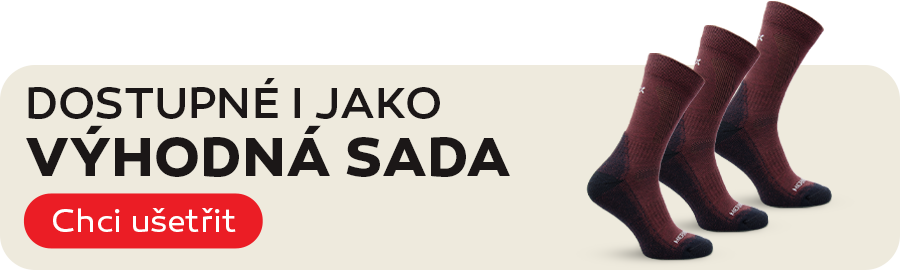 Trekové vlněné ponožky