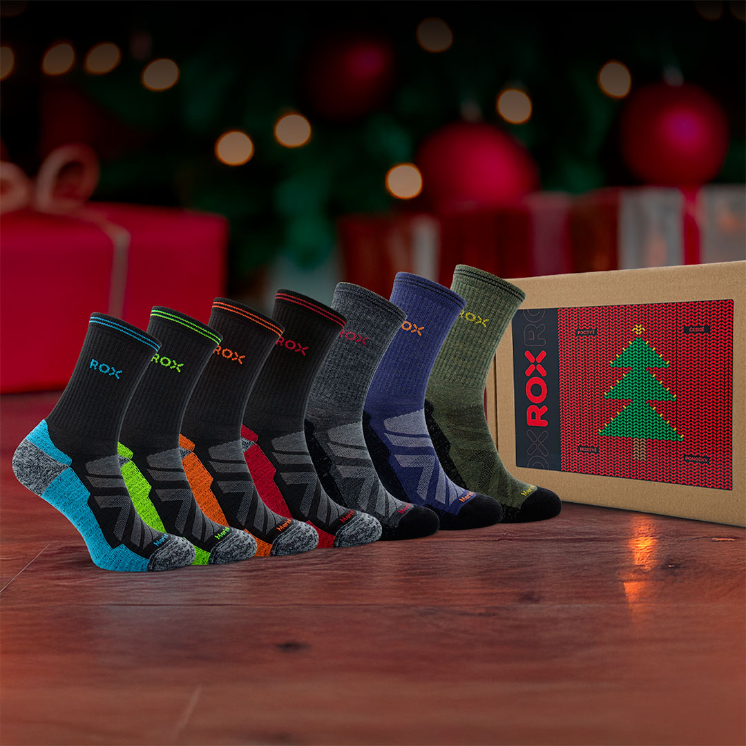 Dárkové vánoční balení vlněných ponožek Climby High