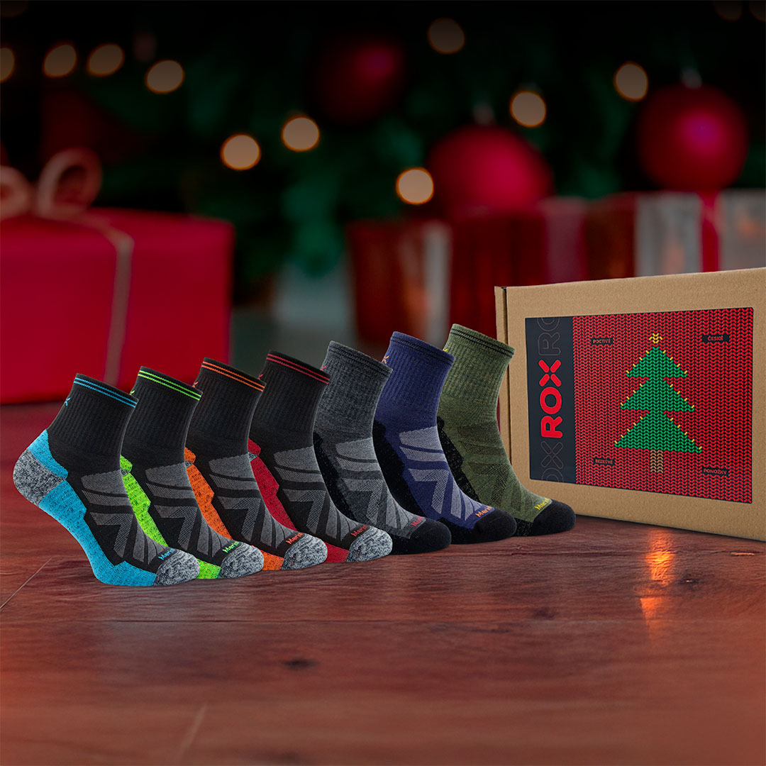 Dárkové vánoční balení vlněných ponožek Climby Mid