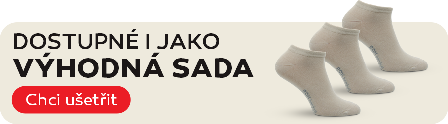 Bambusové kotníkové ponožky