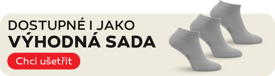 Bambusové kotníkové ponožky