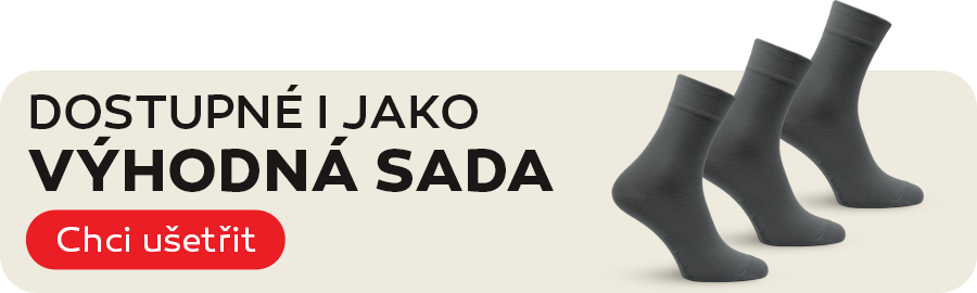 Bambusové bezešvé ponožky