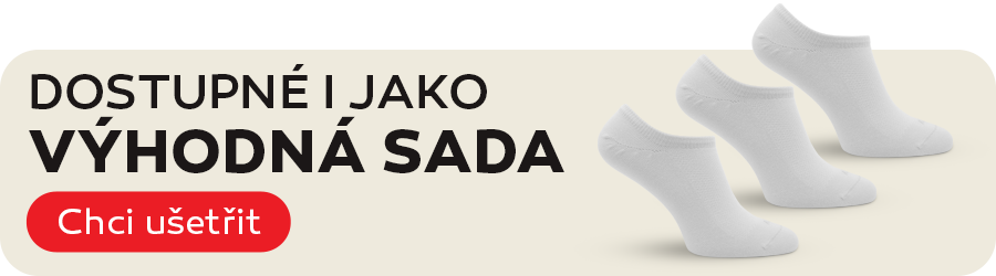 Bavlněné sneakers ponožky