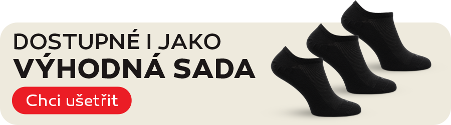 Bavlněné sneakers ponožky