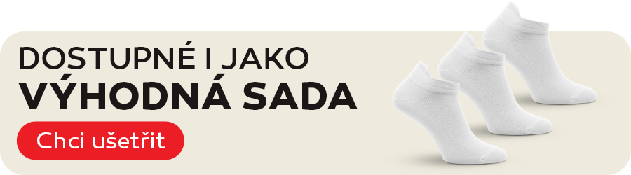 Bavlněné kotníkové ponožky