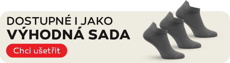 Bavlněné kotníkové ponožky