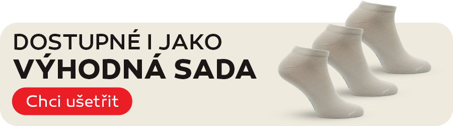 Bavlněné kotníkové ponožky