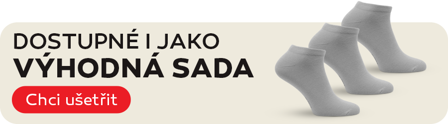 Bavlněné kotníkové ponožky