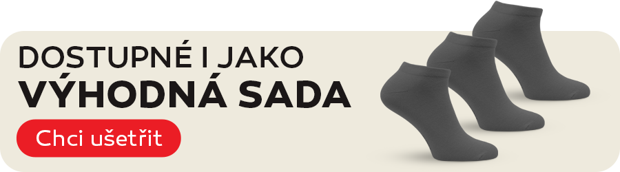 Bavlněné kotníkové ponožky