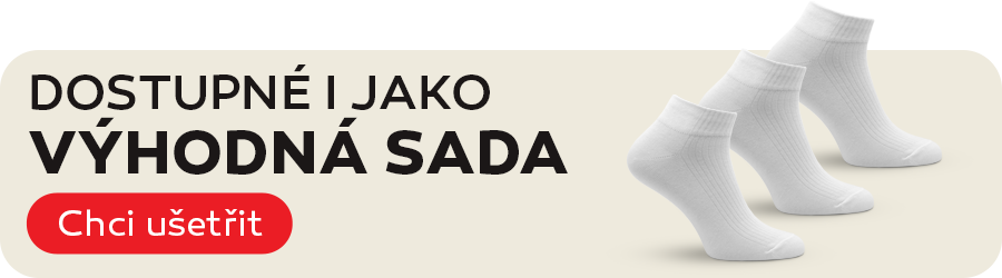 Bavlněné nadkotníkové ponožky