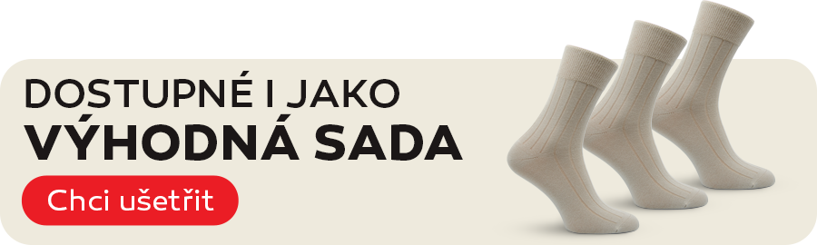 Bavlněné bezešvé ponožky
