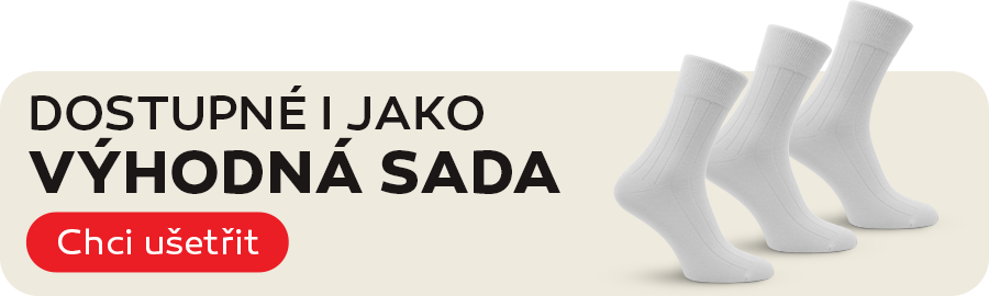 Bavlněné bezešvé ponožky