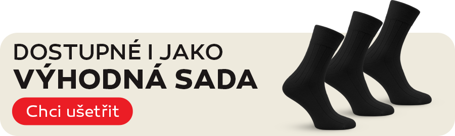 Bavlněné bezešvé ponožky