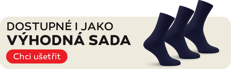 Bavlněné bezešvé ponožky