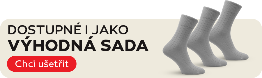 Bavlněné bezešvé ponožky