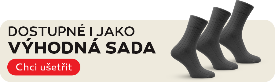 Bavlněné bezešvé ponožky