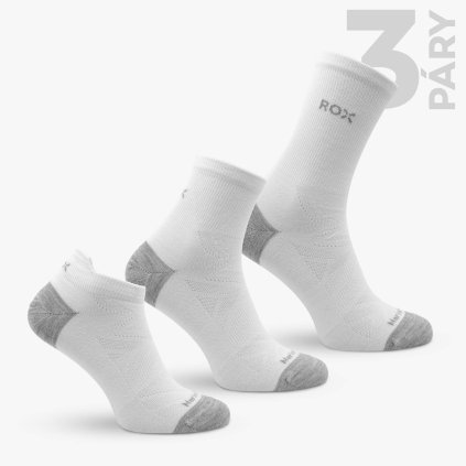 ROX MerinoWool Fuzzy 3pack Bila 01