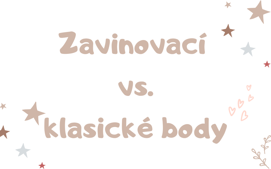 Zavinovací nebo klasické kojenecké body?