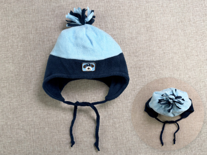 Fleecová čepička, pejsek