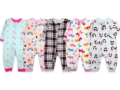 Fleecový overal, obousměný zip