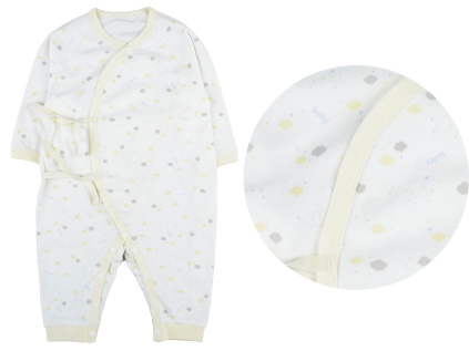 Bavlněný overal, zavazovací, mracek