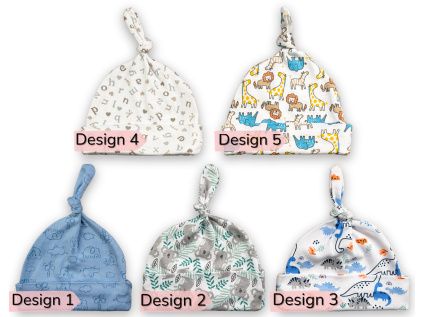 Bavlněná kojenecká čepička