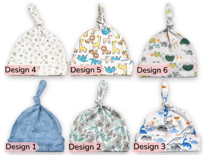 Bavlněná kojenecká čepička