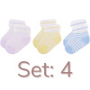 Kojenecké froté ponožky, 3 Ks v balení, Andrea, set4