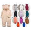 Fleecovy overal, na zip