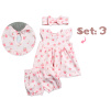 3dílný set, šatičky, růžový