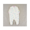 Fleecový kojenecký overal, na zip, hvezdicky