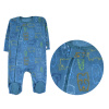 Fleecový kojenecký overal, na zip