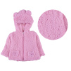 Plyšový kabátek, ruzova