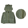Plyšová mikinka, zelea