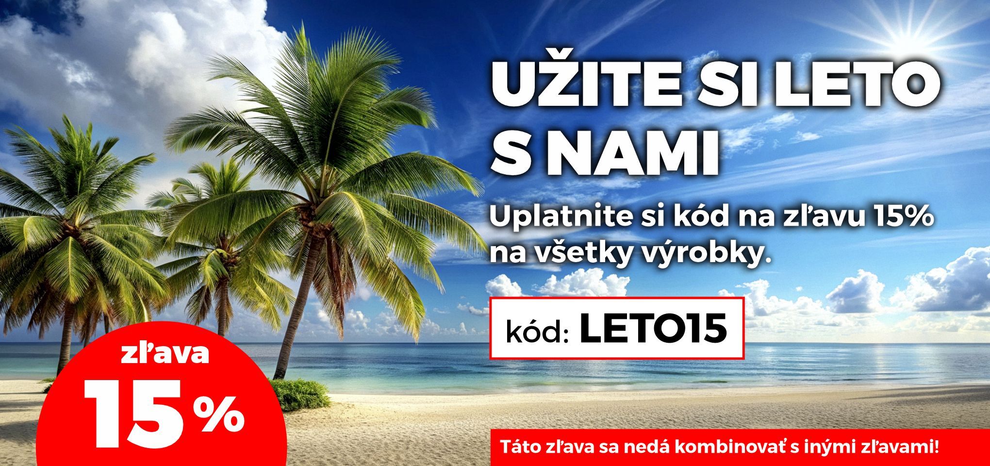 Kupon LETO 15
