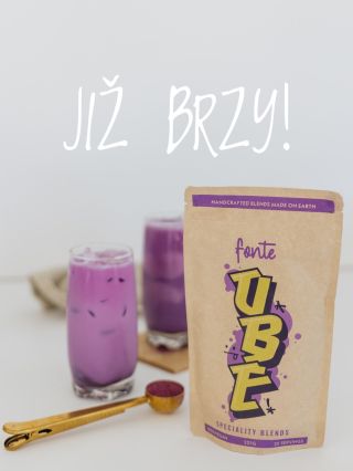 Znáte ube? 💜 Fialový batát s jemně sladkou, vanilkovo-oříškovou chutí. Ube latte si zamilujete. Lze udělat na ledu nebo i...