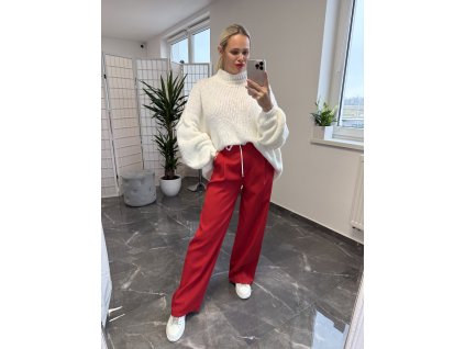 Voľné nohavice Kenny červená