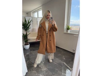 Kabát Stefio sv. hnedý