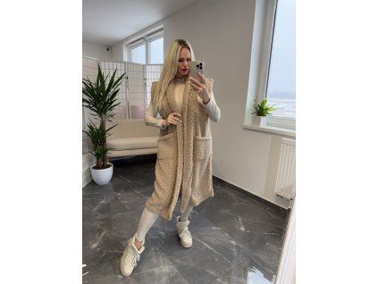 Teddy vesta Issy béžová