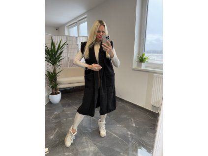 Teddy vesta Issy čierna