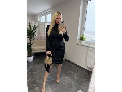 Elegantné šaty Nawa čierna