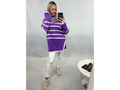 Pásikavý sveter Remya